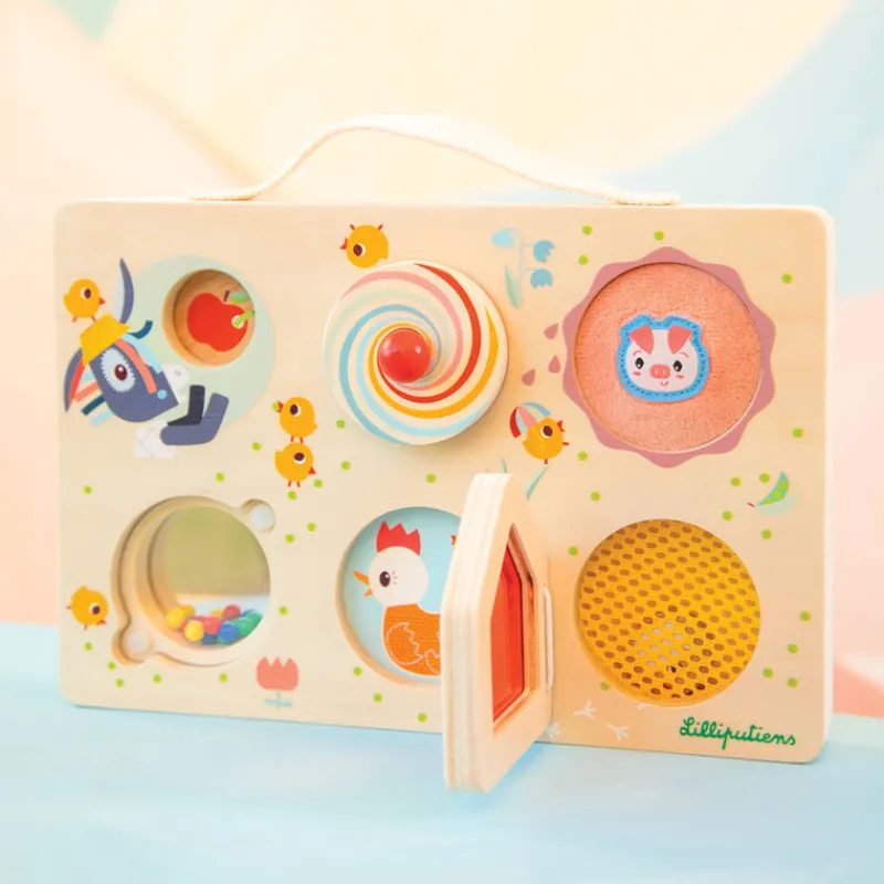 Lilliputiens Activity Toys|Age 1^Farm Discovery Board