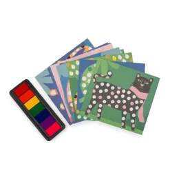 Moulin Roty Art / Craft|Age 5 & 6^Finger Stamps Craft