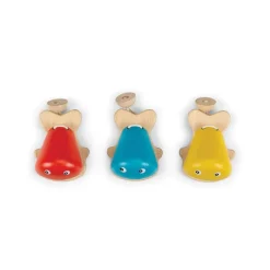 Plan Toys Age 4|Age 3^Fish Castanet | assorted