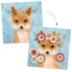 Djeco Art / Craft|Age 7 & 8^Floral Wreaths 3D Pictures