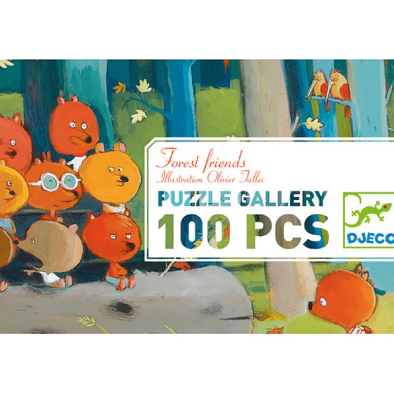 Djeco Jigsaws / Puzzles|Age 7 & 8^Forest Friends Gallery Puzzle + Poster