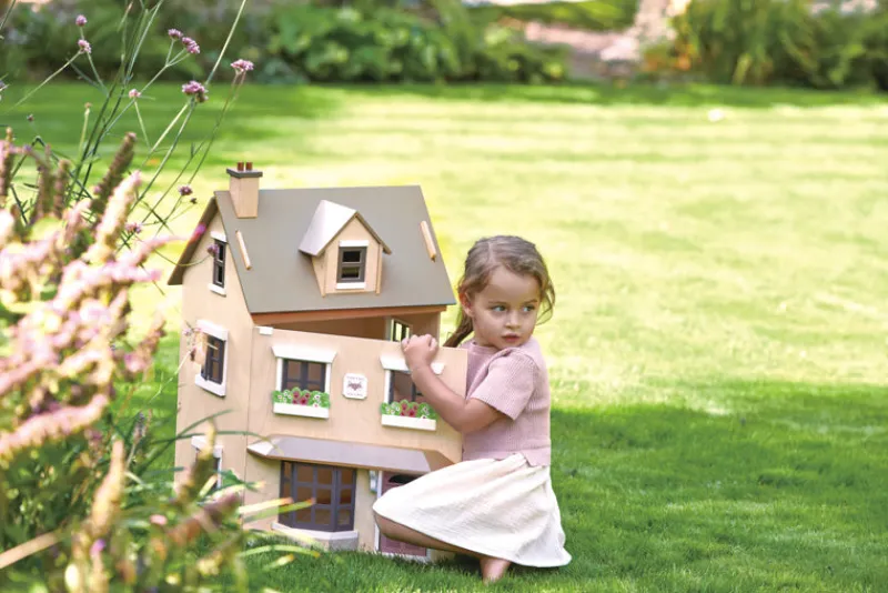 Tender Leaf Toys Small World Play|Age 5 & 6^Foxtail Villa Doll House (Furnished)