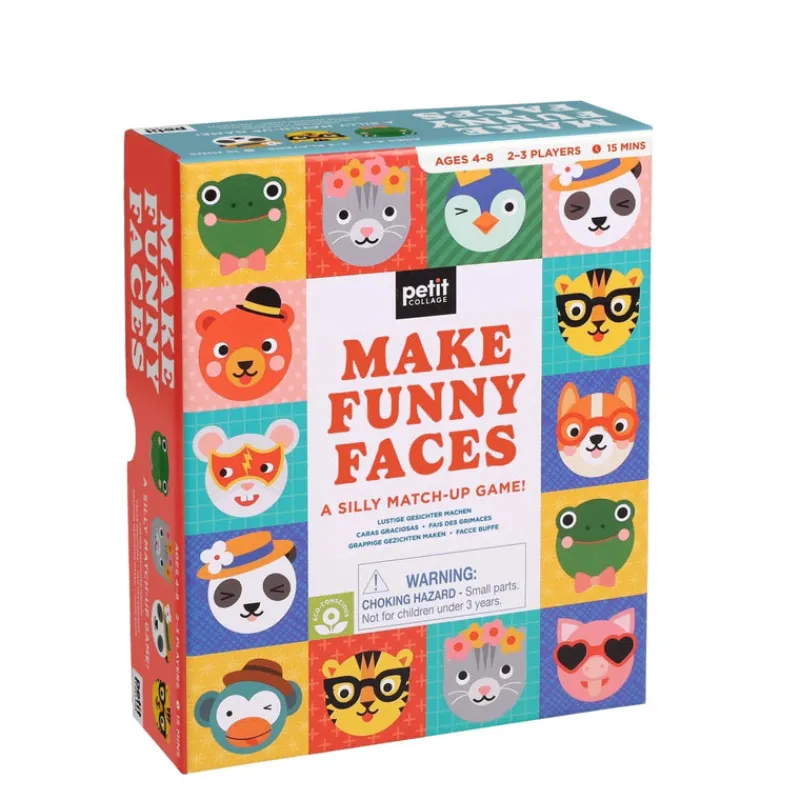 Petit Collage Games|Age 7 & 8^Funny Faces Match-up Game