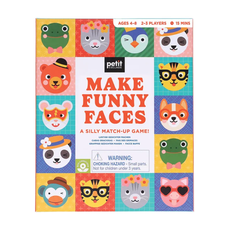 Petit Collage Games|Age 7 & 8^Funny Faces Match-up Game
