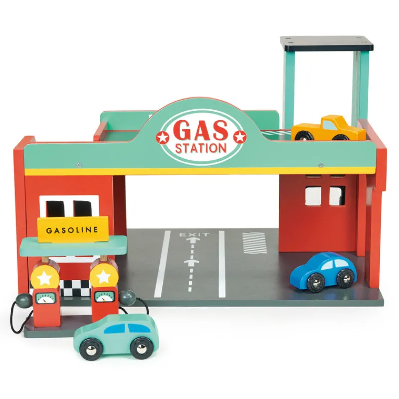 Mentari Wooden Vehicles|Vehicles / Cars / Trucks^Gas Station Garage