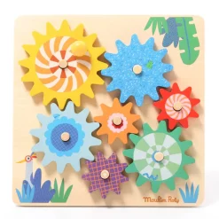 Moulin Roty Wooden Puzzles|Early Learning^Gears and Cogs
