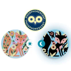 Djeco Art / Craft|Age 7 & 8^Glow-in-the-dark Coloured Sands Art - Garden Lights