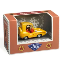 Djeco Vehicles / Cars / Trucks|Cars / Trains / Planes^Golden Star | Crazy Motors