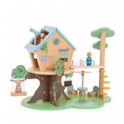 Moulin Roty Small World Play|Age 5 & 6^Grande Famille Tree House Furnished + Family Pack