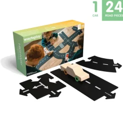Waytoplay Waytoplay Track Sets|Wooden Vehicles^Highway Car Edition
