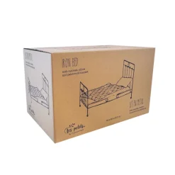 Egmont Toys Dolls|Dolls^Iron Doll Bed with Bedding