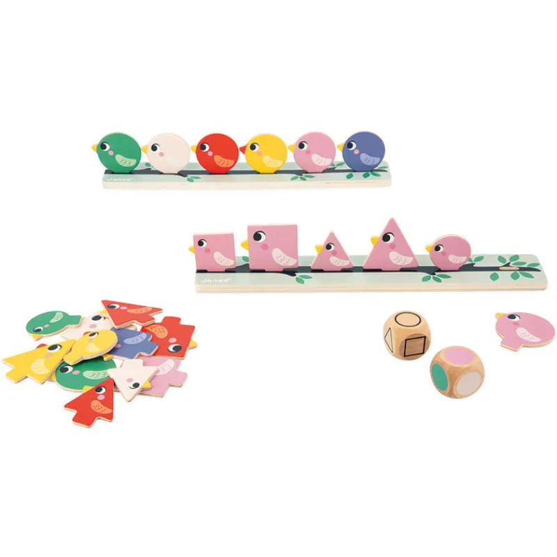 Janod Early Learning|Stacking / Sorting^Sorting Birds Game