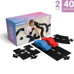 Waytoplay Waytoplay Track Sets|Wooden Vehicles^King of the Road Car Edition
