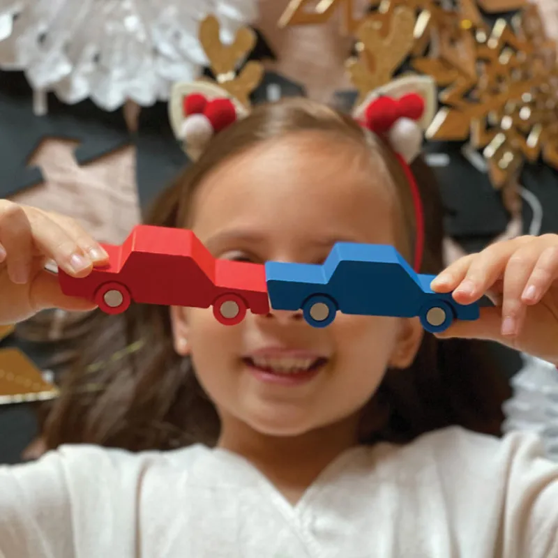 Waytoplay Waytoplay Track Sets|Wooden Vehicles^King of the Road Car Edition