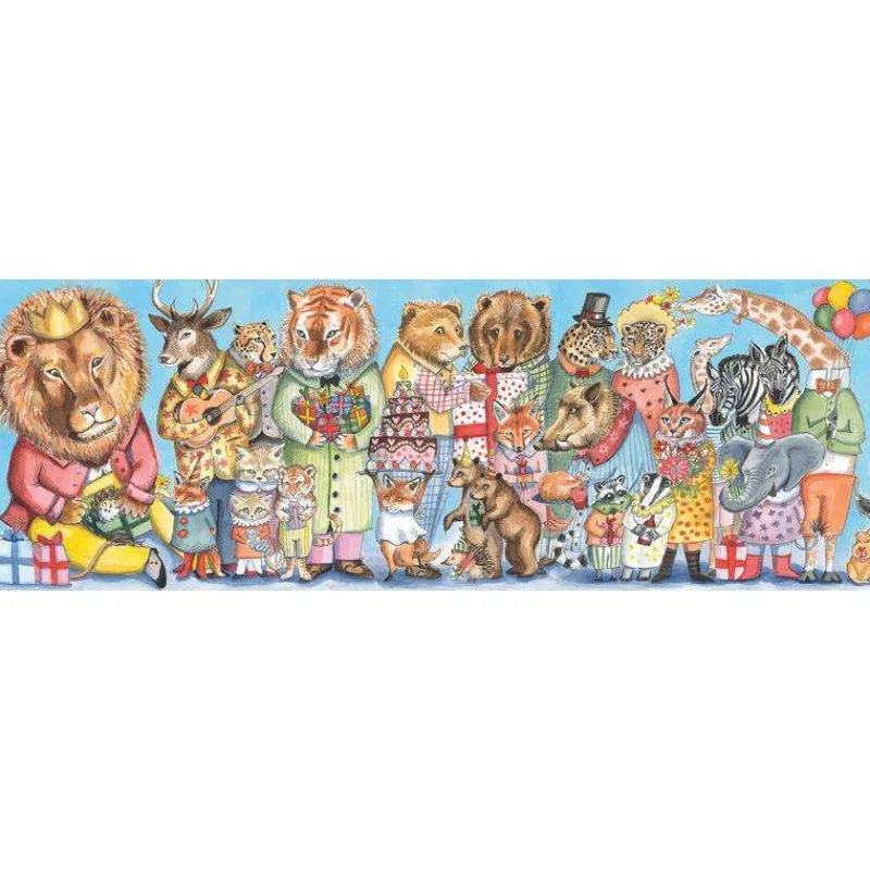 Djeco Jigsaws / Puzzles|Age 7 & 8^Kings Party Puzzle + Poster (100-Piece)