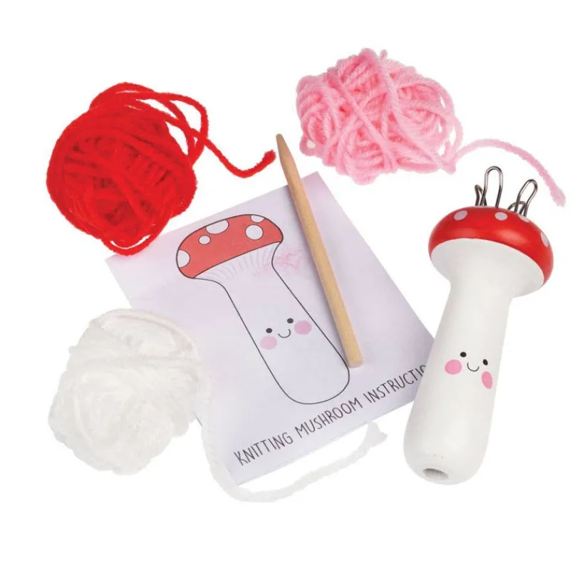 Rex London Sewing / Knitting|Age 7 & 8^Knitting Mushroom Kit