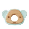 Jiggle u0026 Giggle Rattles / Clutching|Age 1^Koala Silicone & Wood Teether – Blue