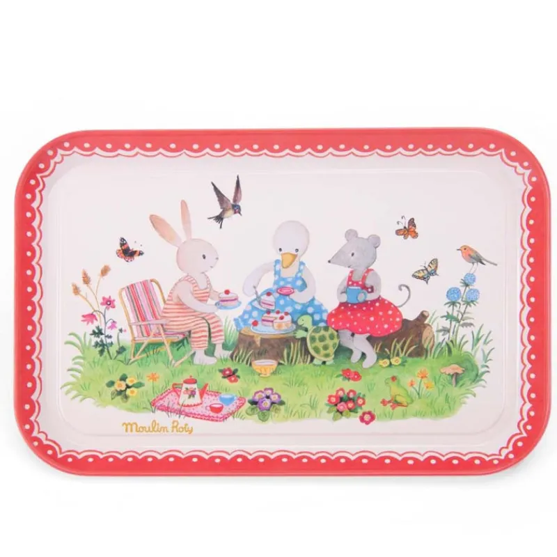Moulin Roty Role Play|Kitchen / Play Food^La Grande Famille metal tea set