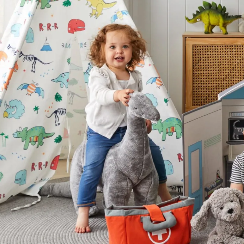 Jiggle u0026 Giggle Ride-on Toys|Ride-on Toys^Large Standing Dino Brontosaurus