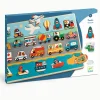 Djeco Wooden Puzzles|Vehicles / Cars / Trucks^Large Wooden Transport Puzzle