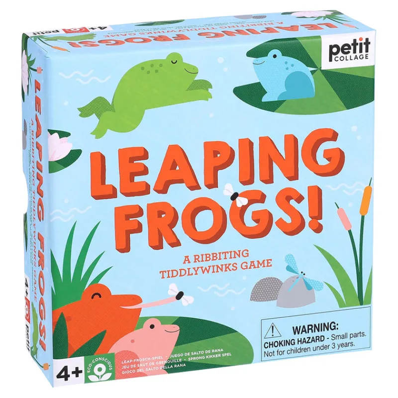 Petit Collage Games|Age 7 & 8^Leaping Frogs | Game |Tiddlywinks