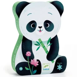 Djeco Age 4|Age 3^Leo Panda Silhouette Puzzle