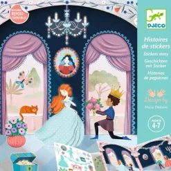 Djeco Stickers / Transfers^Life in the Castle (Reposition-able Sticker Activity)