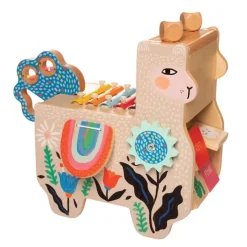 Manhattan Toy Early Learning|Musical / Auditory^Lili Musical Llama - Wooden Music Station