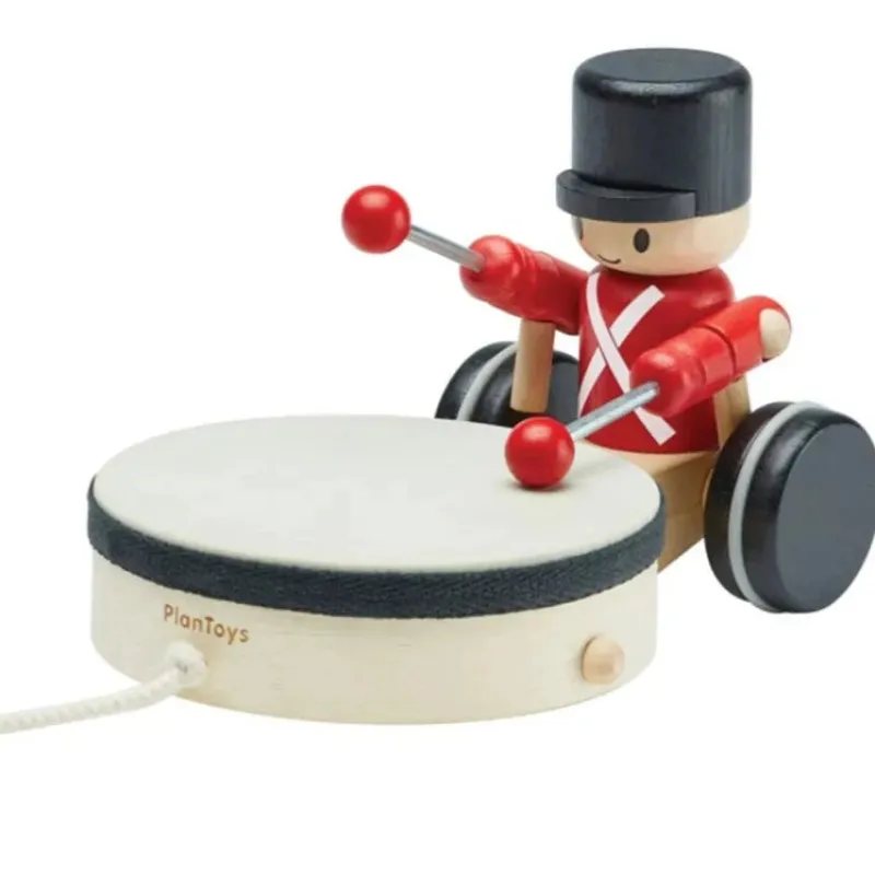 Plan Toys Early Learning|Active Play^Little Drummer Pull Along