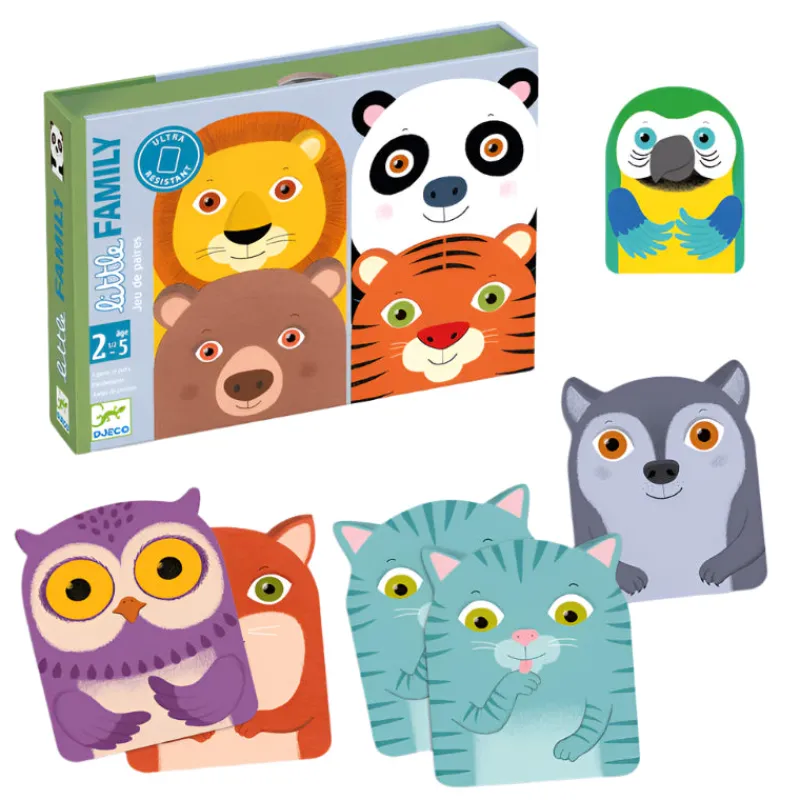 Djeco Games|Age 4^Little Family | Toddler Card Game