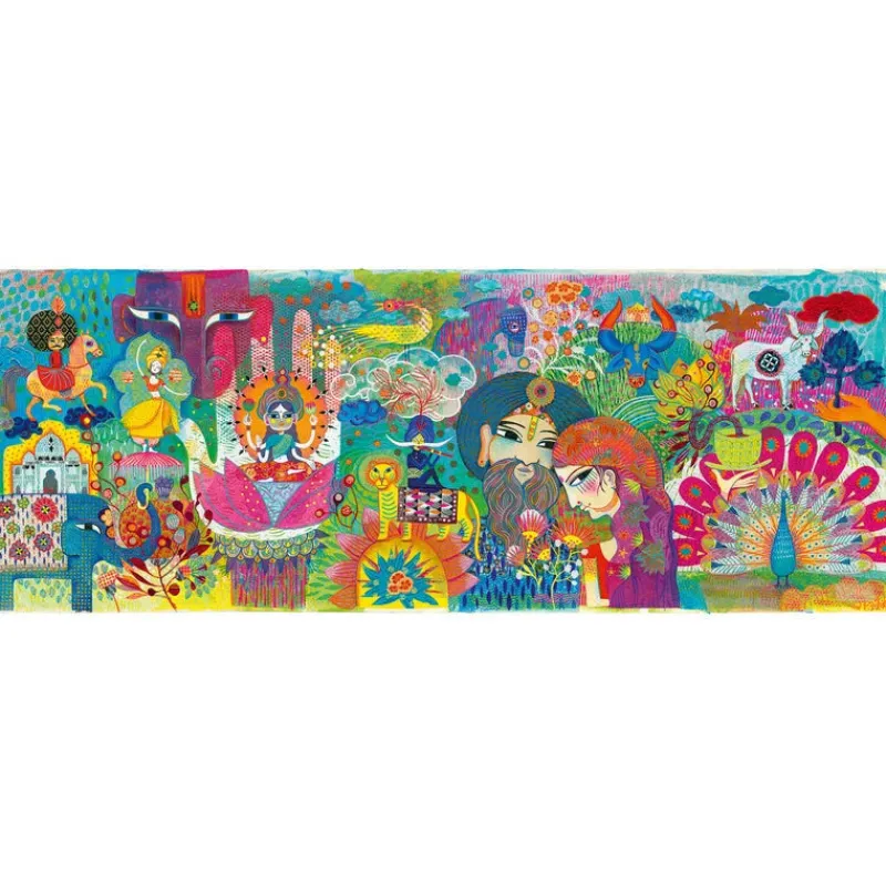 Djeco Jigsaws / Puzzles|Teenager^Magic India Puzzle Gallery + Poster 1000-pc