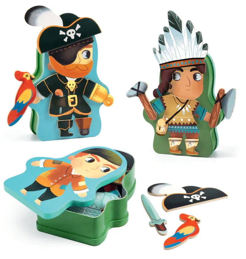 Djeco Age 4|Age 3^Magnetic Adventure Dressing Game