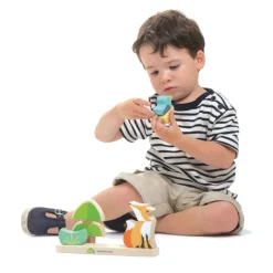 Tender Leaf Toys Wooden Puzzles|Early Learning^Magnetic Foxy Stacker Puzzle