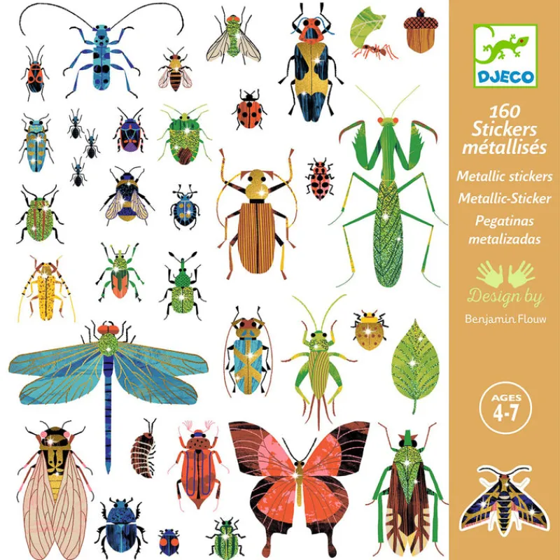 Djeco Stickers / Transfers|Stationery^Microcosms 160 Sticker Set