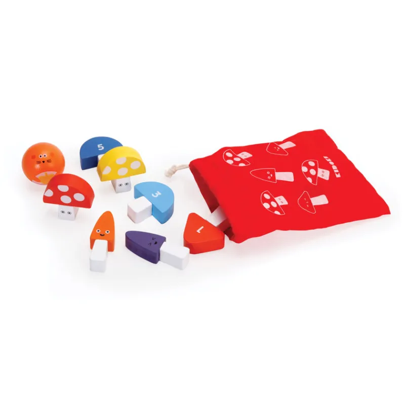 KIDOKI Games|Age 5 & 6^Mini Mushroom Bowling