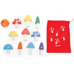 KIDOKI Games|Age 5 & 6^Mini Mushroom Bowling