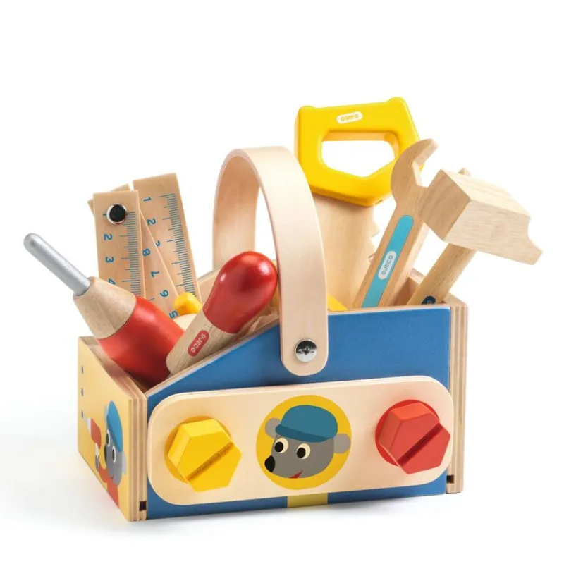 Djeco Early Learning|Hammer / Lace^Minibrico Toolbox