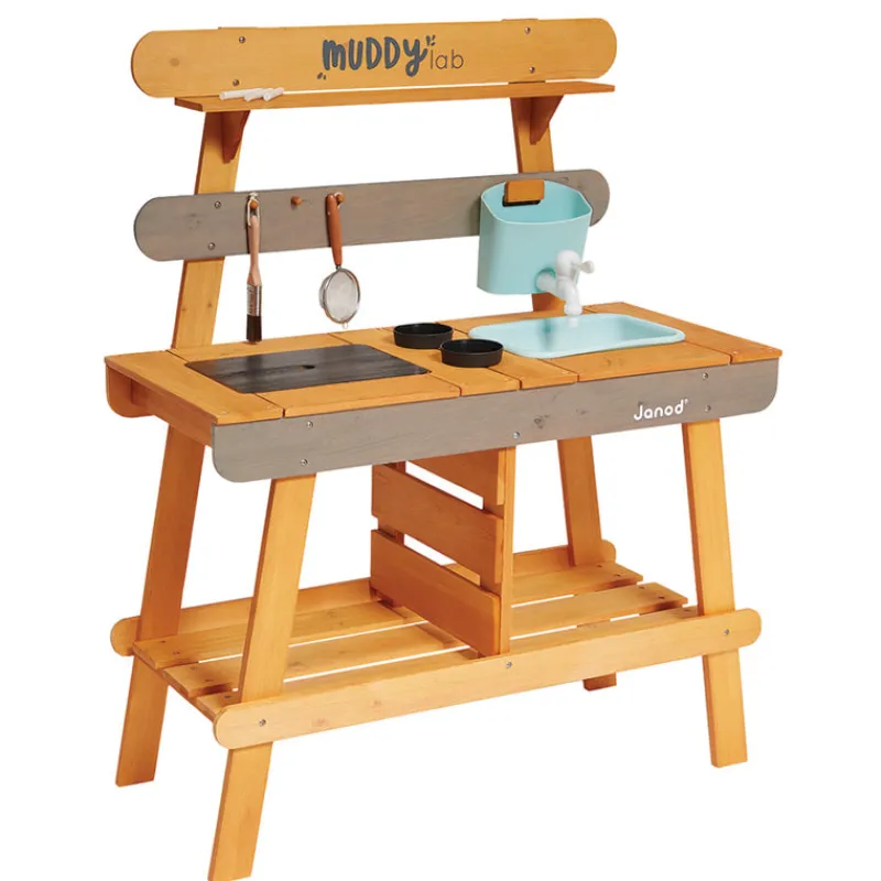 Janod Kitchen / Play Food|Stem Toys^Muddy Lab Outdoor Kitchen