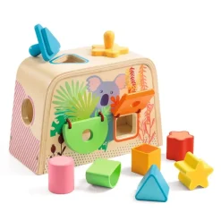 Djeco Early Learning|Stacking / Sorting^Multi Boita Shape Sorter Box