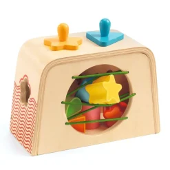 Djeco Early Learning|Stacking / Sorting^Multi Boita Shape Sorter Box