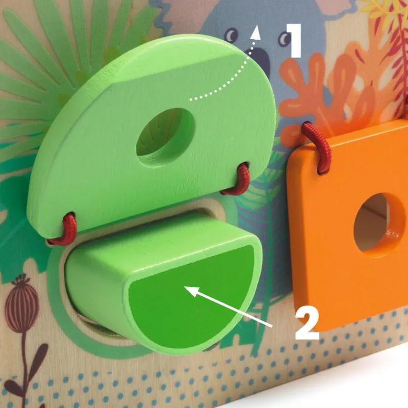 Djeco Early Learning|Stacking / Sorting^Multi Boita Shape Sorter Box