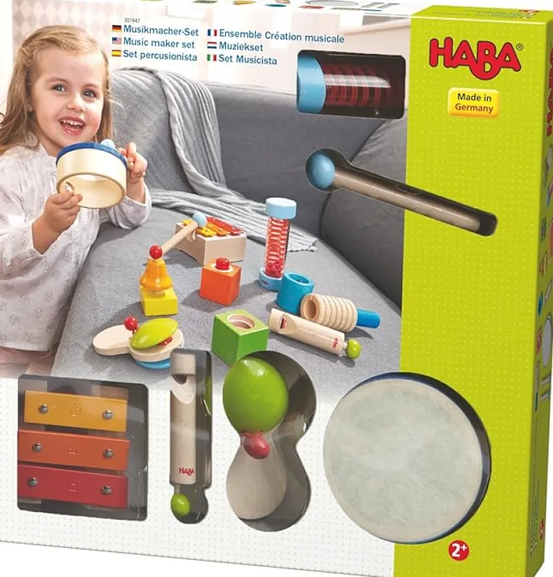 Haba Musical / Auditory|Age 4^Music Maker Set | 12-Piece