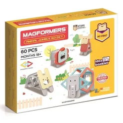 Magformers Construction|Age 4^My First Animal Jumble 60 Set