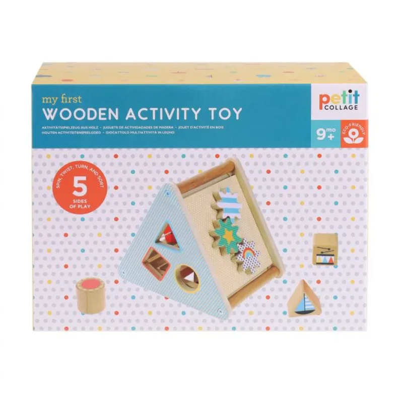 Petit Collage Early Learning|Stacking / Sorting^My First Wooden Activity Toy