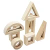 Tickit Wooden Blocks|Building Blocks^Natural Wood Mirror Blocks Set