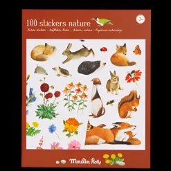 Moulin Roty Nature / Exploration|Stickers / Transfers^Nature Sticker Pack - 100