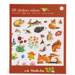 Moulin Roty Nature / Exploration|Stickers / Transfers^Nature Sticker Pack - 100