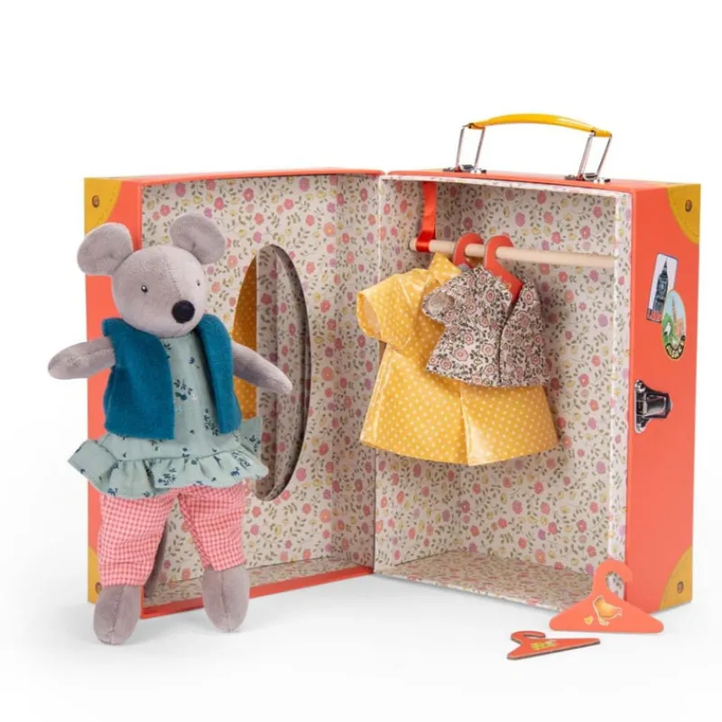 Moulin Roty Role Play|Soft Toys^Nini Little Wardrobe Suitcase