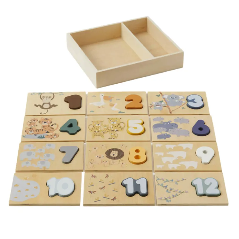 Zookabee Wooden Puzzles|Early Learning^Number Sorter
