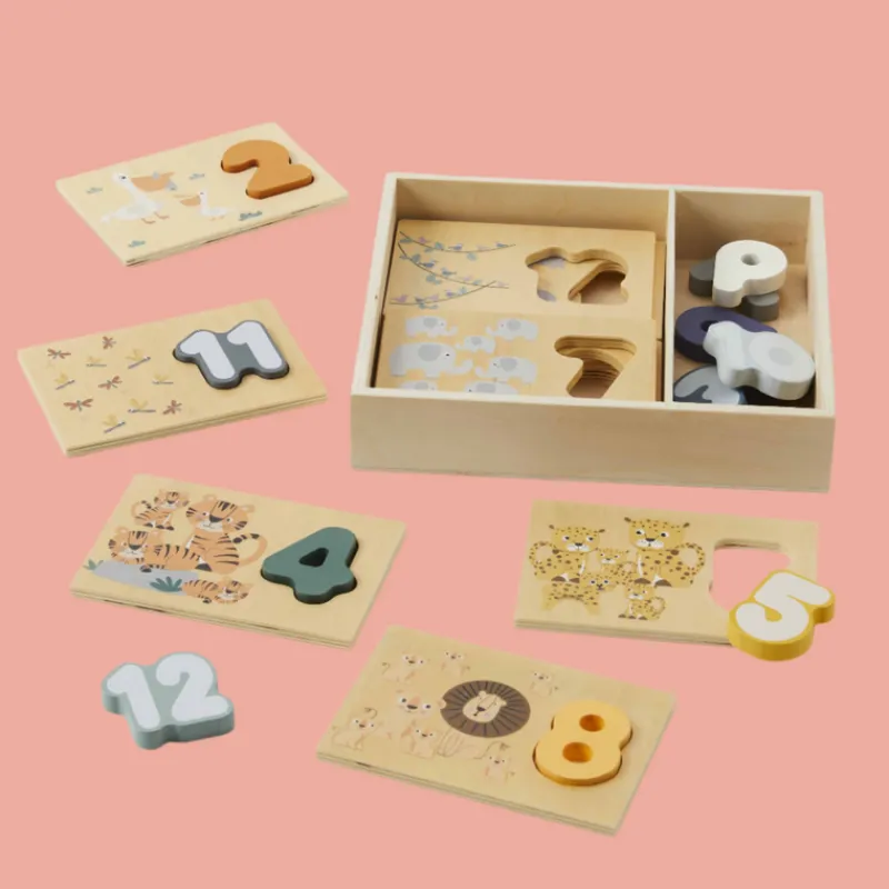 Zookabee Wooden Puzzles|Early Learning^Number Sorter